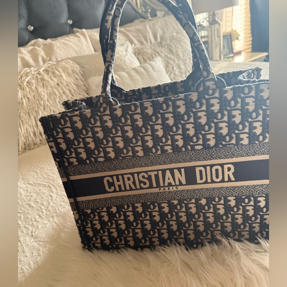 Dior Monogram book tote